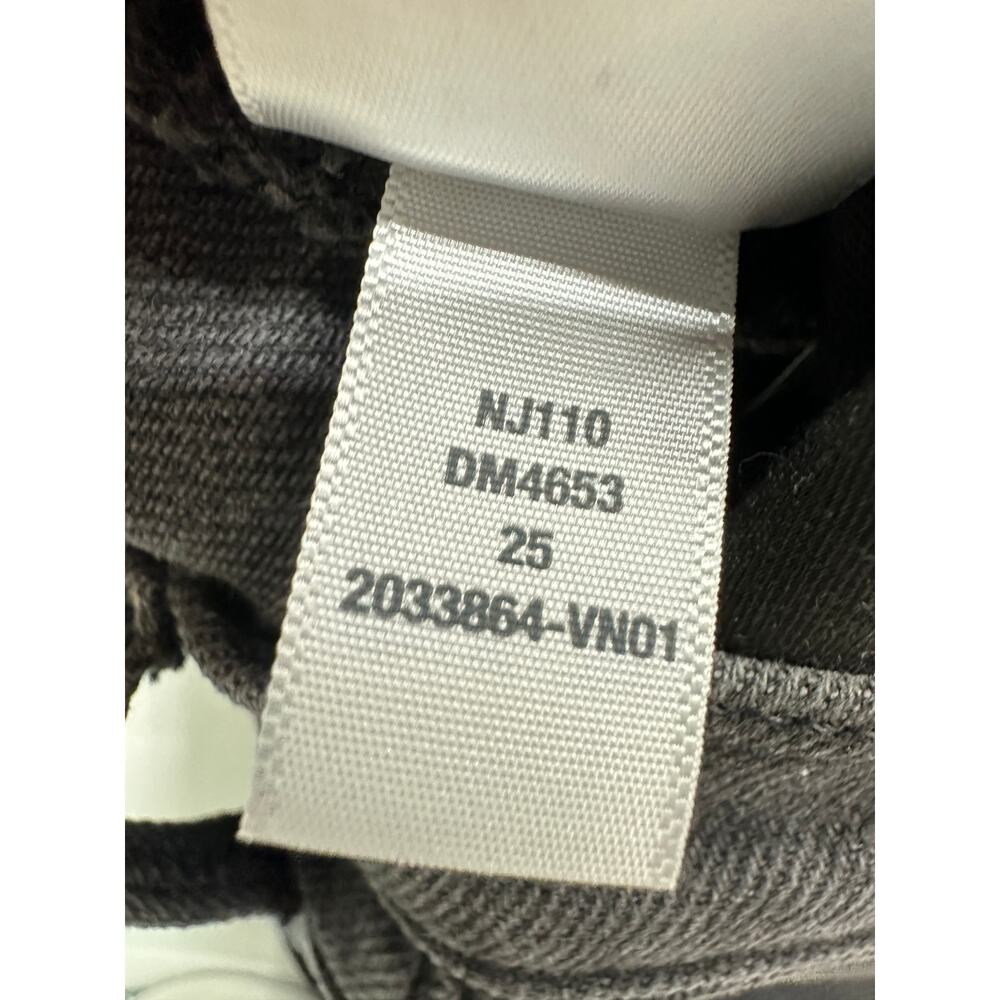 Madewell Mid-Rise Kick Out Jeans Women 25 Black Wash‎ Cotton Cropped - Picture 10 of 10